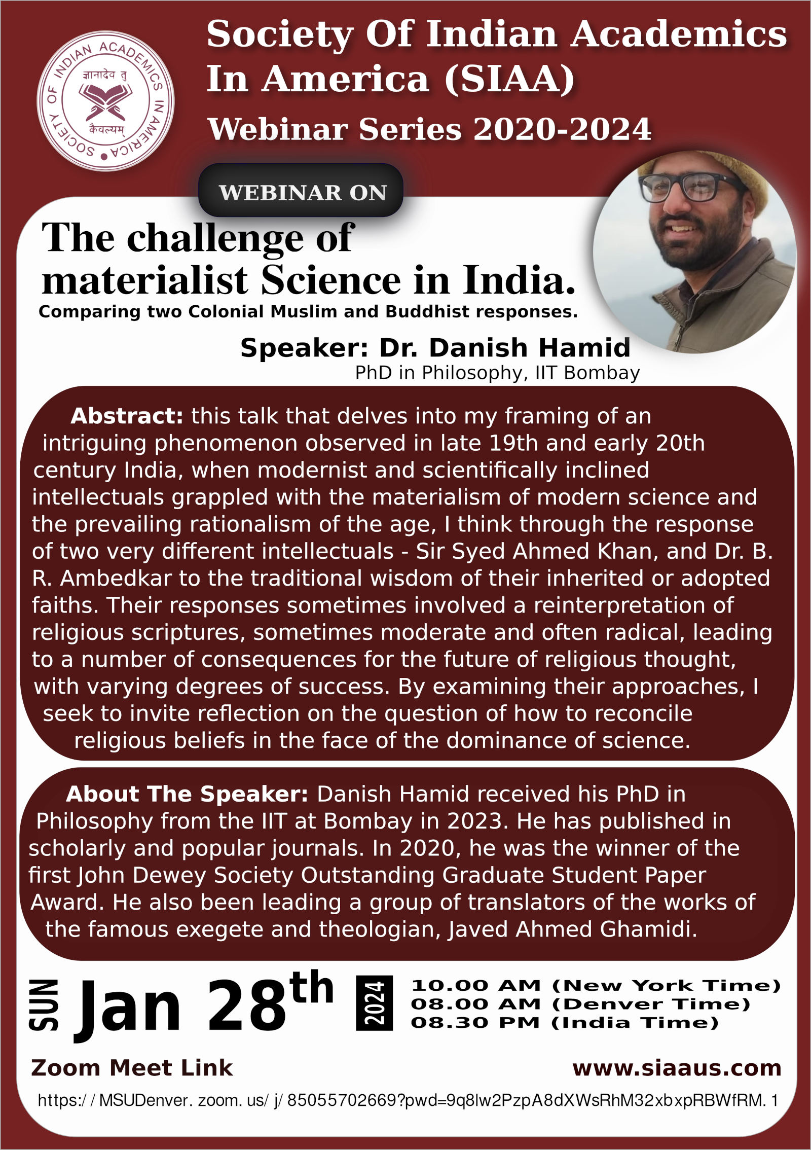 Poster webinar 28th Jan 2024